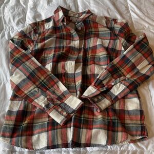 J. Crew Multicolor Plaid Shirt
